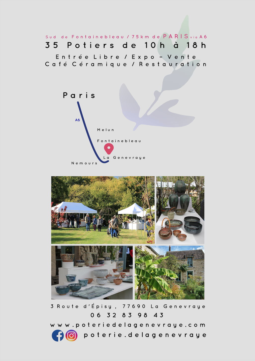 F&ecirc;te de la c&eacute;ramique &agrave; poterie de La Genevraye- 9&egrave;me &eacute;dition