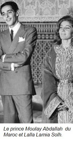 LE PRINCE MOULAY ABDALLAH ET LALLA LAMIA EL SOLH 