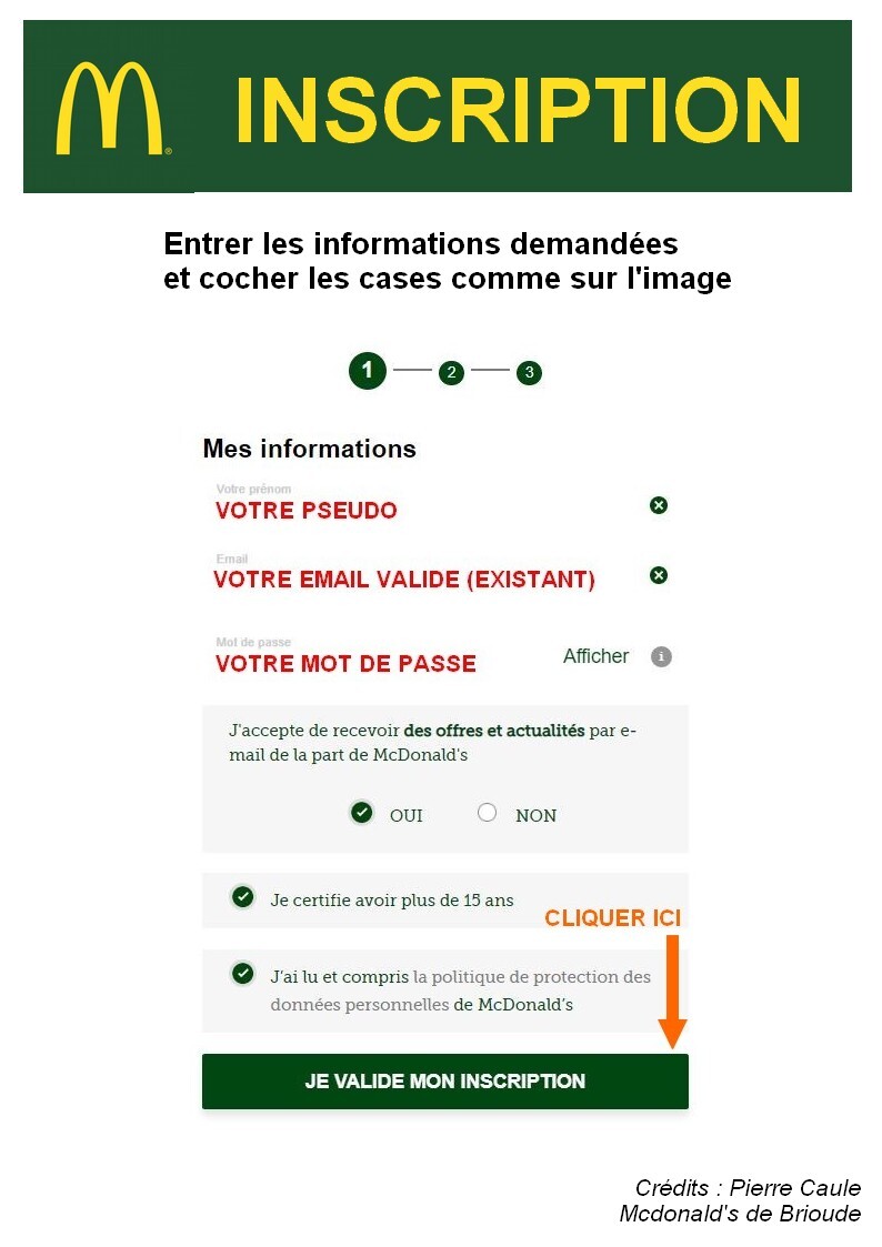Compte Mcdo+ tutoriel réservé aux restaurants