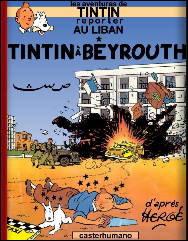 Tintin à Beyrouth (Tintin - Pastiches, parodies & pirates)