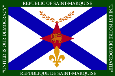 Drapeau de la République de Saint-Marquise