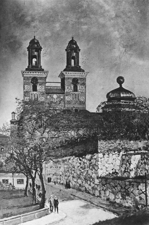 Cathédrale avant rénovation entre 1884 et 1891