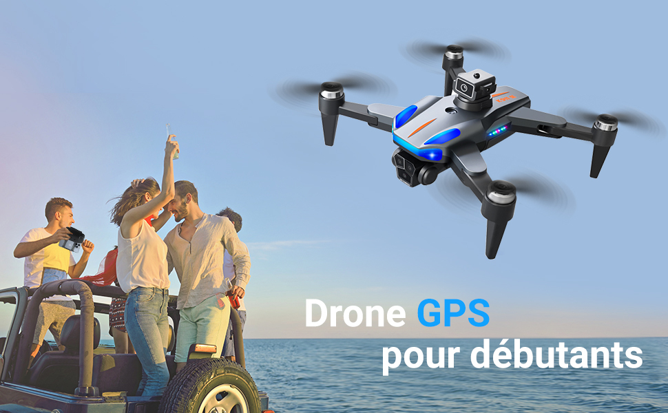 Idea12 Drone Avec 2 Caméras, Mini Drones Avec Évitement Actif D