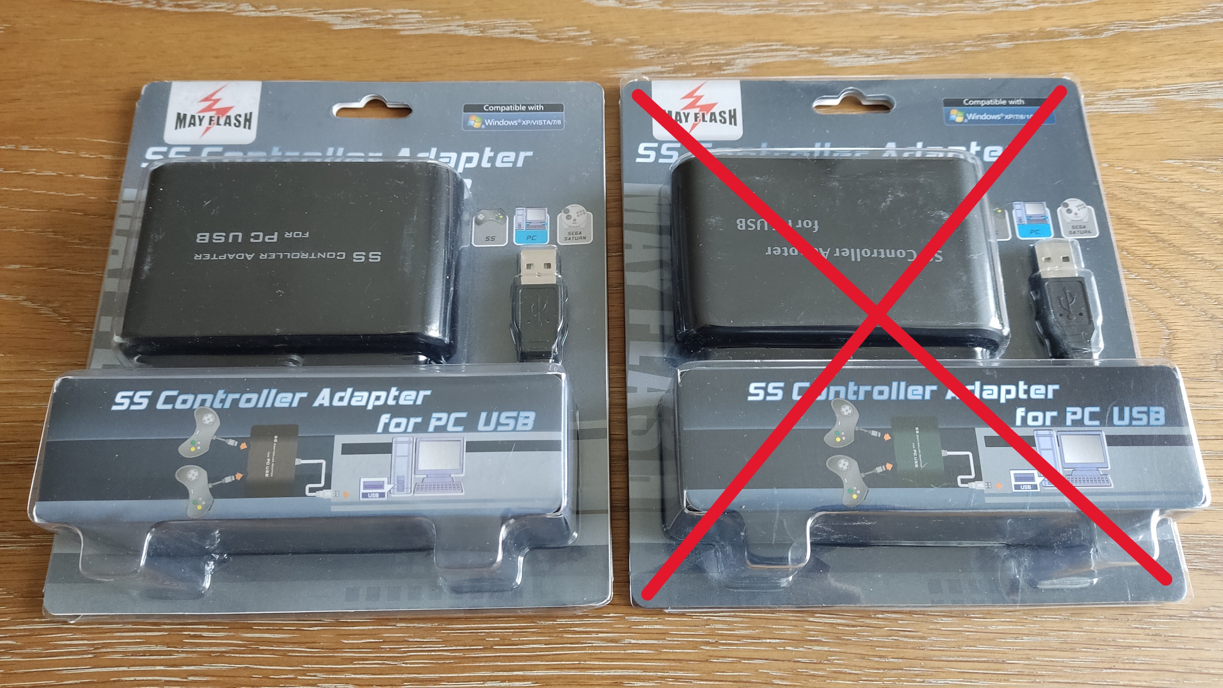[VDS] MAJ 15/11/2023 - SEGA Rally Saturn jap - Mayflash Saturn Controller Adapter for PC USB Uwdb