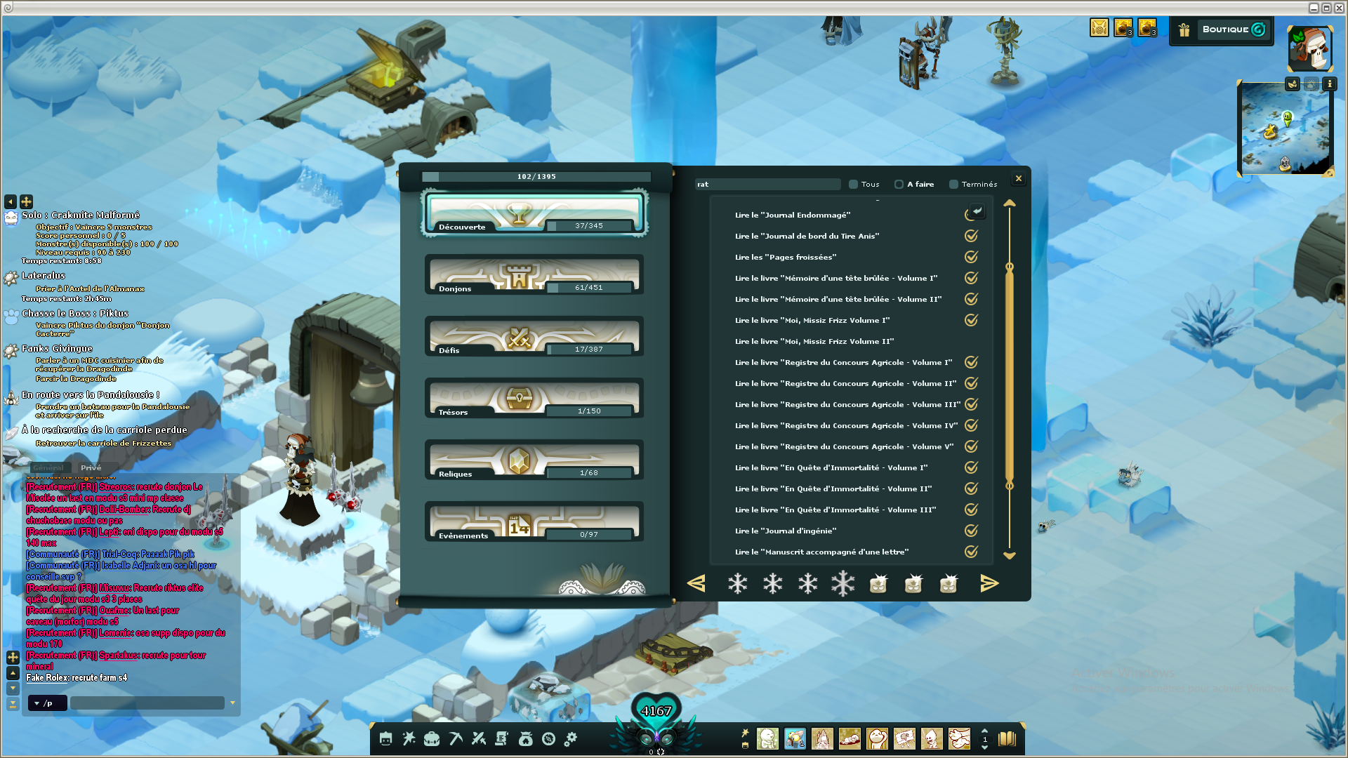 Bug exploit Rat de bibliothèque givré FORUM WAKFU Forum de discussion du MMORPG WAKFU, Jeu