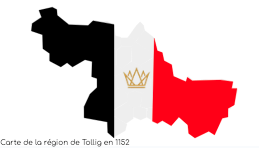 La région de Tollig en 1152