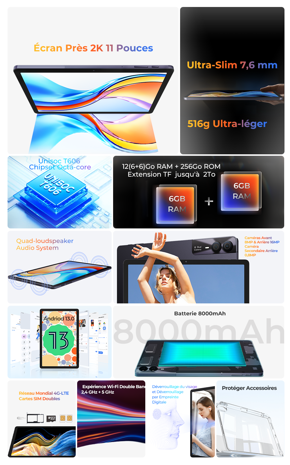 Écran Tactile De Rechange Pour Hotwav T7 Pro - LCD Avec Outils Et Adhésif - Compatibilité Vérifiée