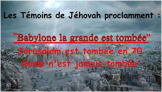 Marre de se faire insulter de "Babylone la grande prostituée" par les Témoins de Jéhovah Soyk