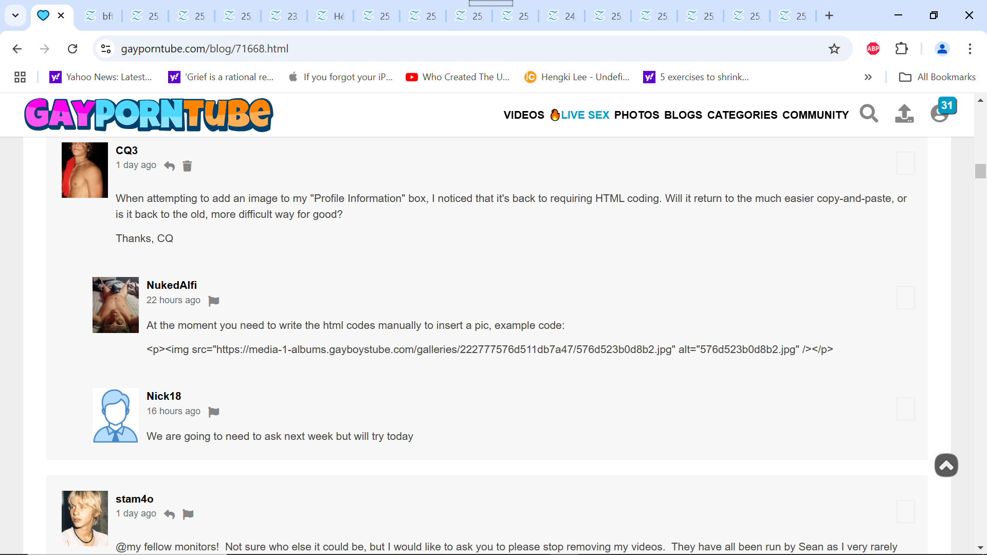 Burning gaze in a moment of ecstasy