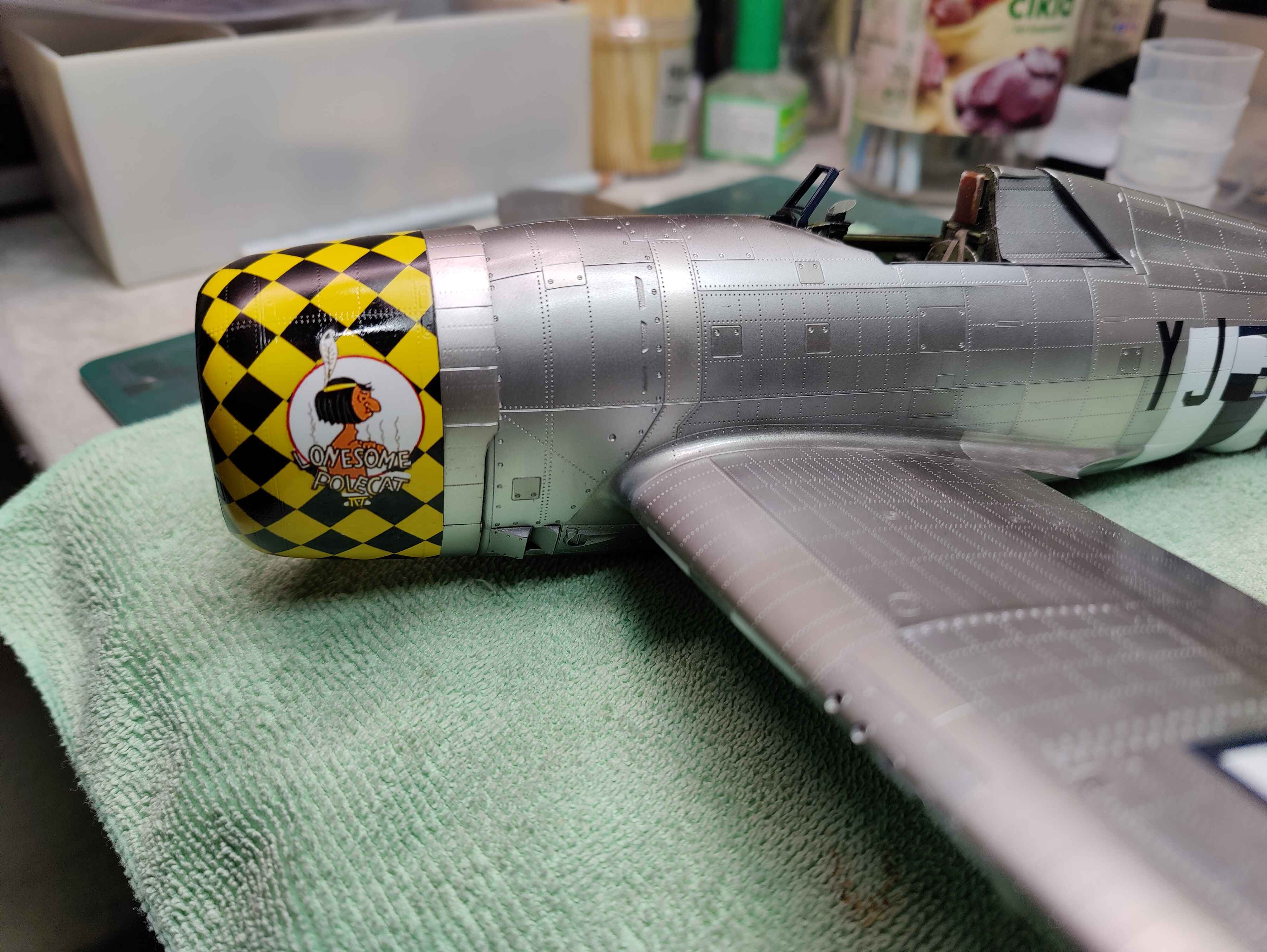 P-47D Thunderbolt Razorback - TRUMPETER - 1/32 - “Lonesome Polecat IV ...