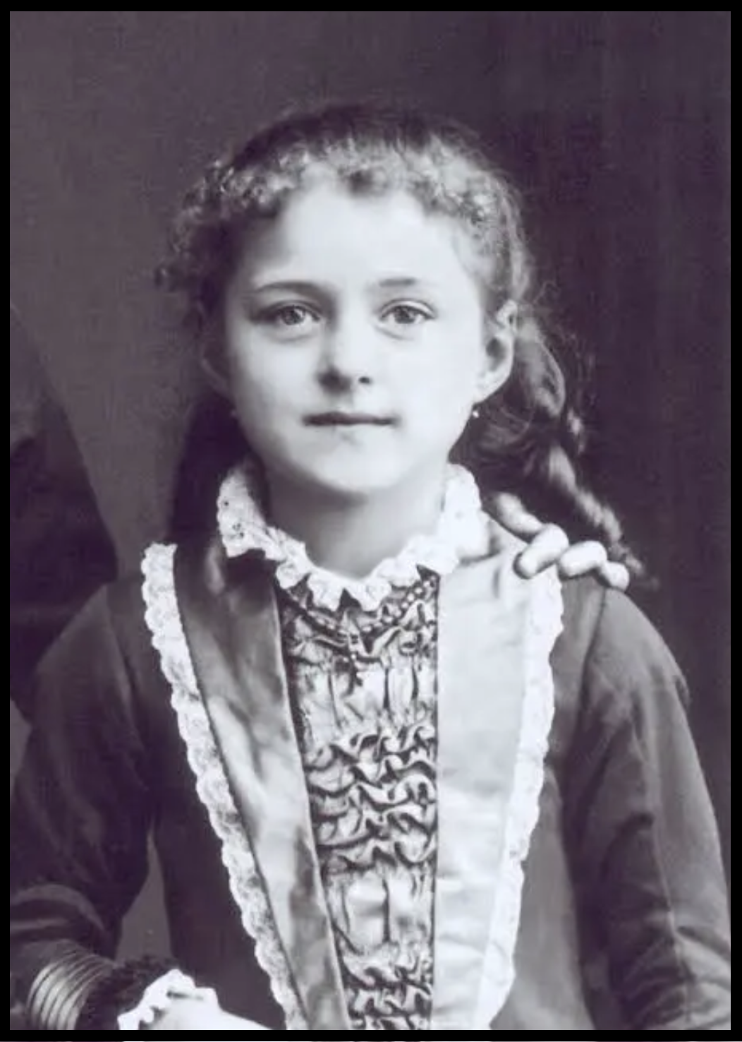Suor Celine à 15 ans. Photo prise lors de son intégration temporaire aux soeurs baptistine.