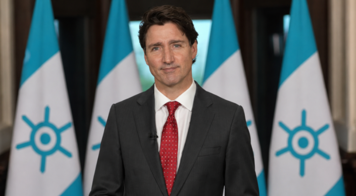 Le Président Josh McKenzie lors de son allocution officielle de Noël.