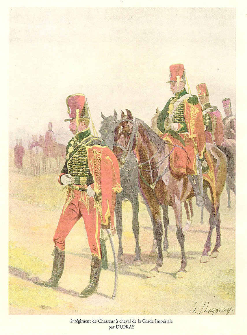 Le 2ème régiment de chasseurs a cheval de la Garde Impériale 1581675246