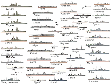 guerre - forces navales japonaises de la seconde guerre mondiale 2091103547