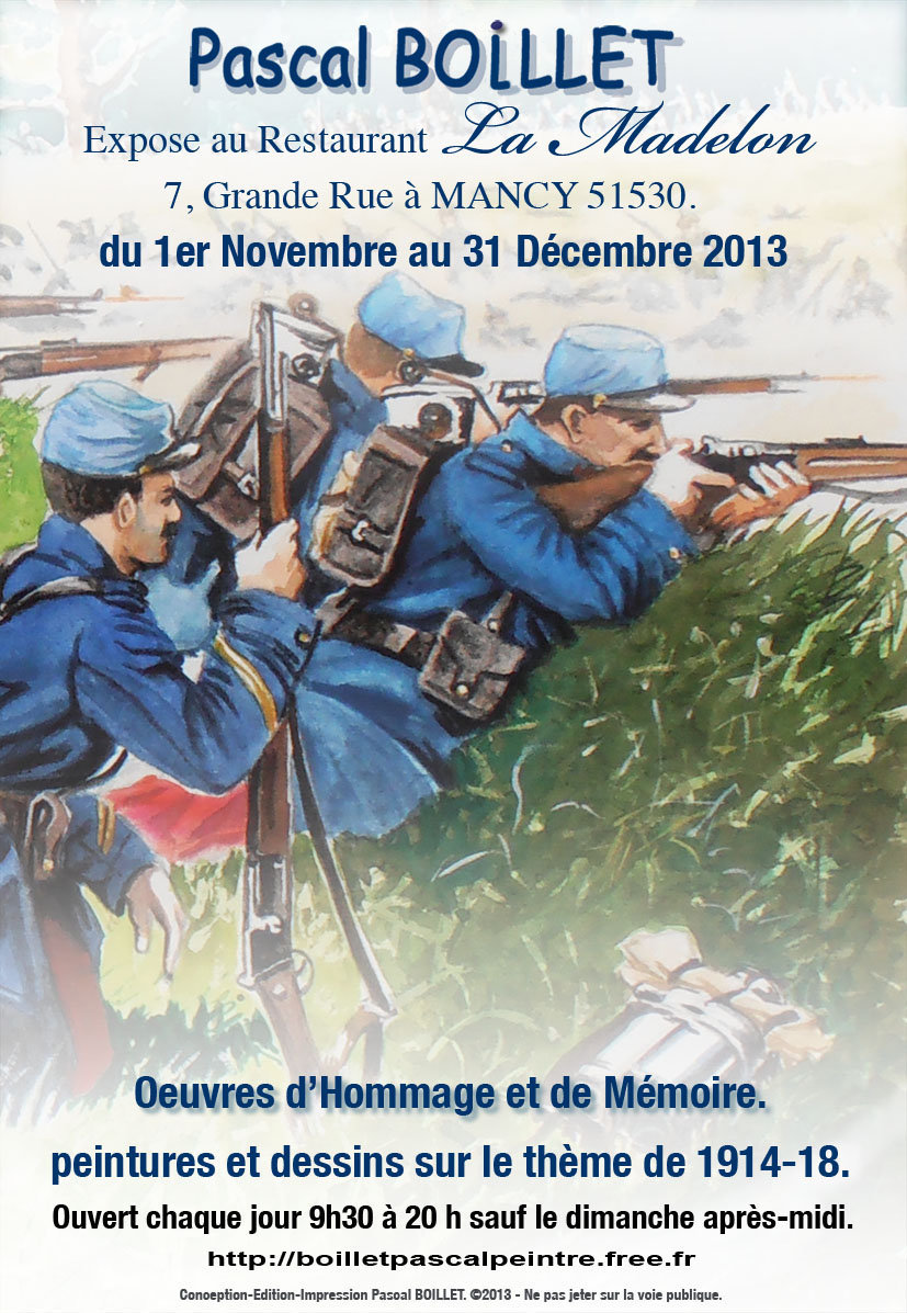 Expo "oeuvres de Pascal Boillet" à Mancy (51) jusqu'au 31 decembre 2013 617242613